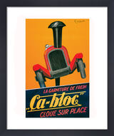 Ca-bloc Framed Art Print by Vintage Cars