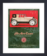 Cole Aero Eight Framed Art Print by Vintage Cars