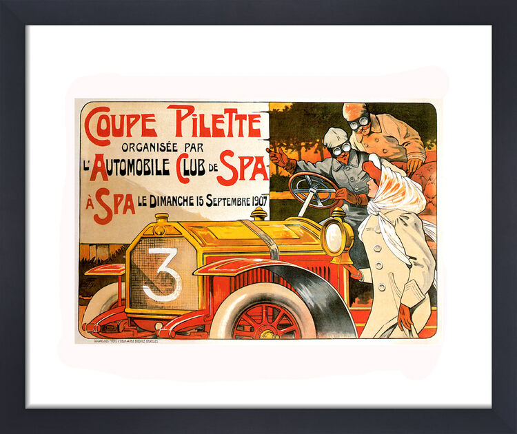 Coupe Pilette Framed Art Print by Vintage Cars