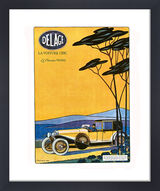 Delage Framed Art Print by Vintage Cars
