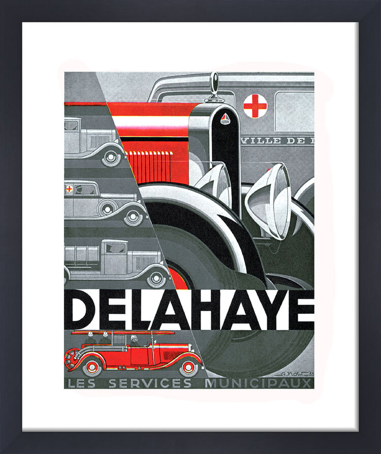 Delahaye Framed Art Print by Vintage Cars