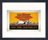 Dunlop Accessories Framed Art Print by Vintage Cars