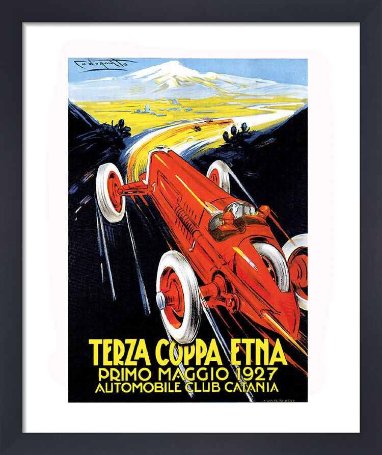 Terza Cuppa Etna Framed Art Print by Vintage Cars