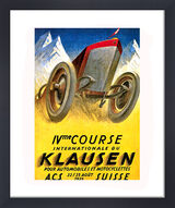 Internationale Du Klausen Framed Art Print by Vintage Cars