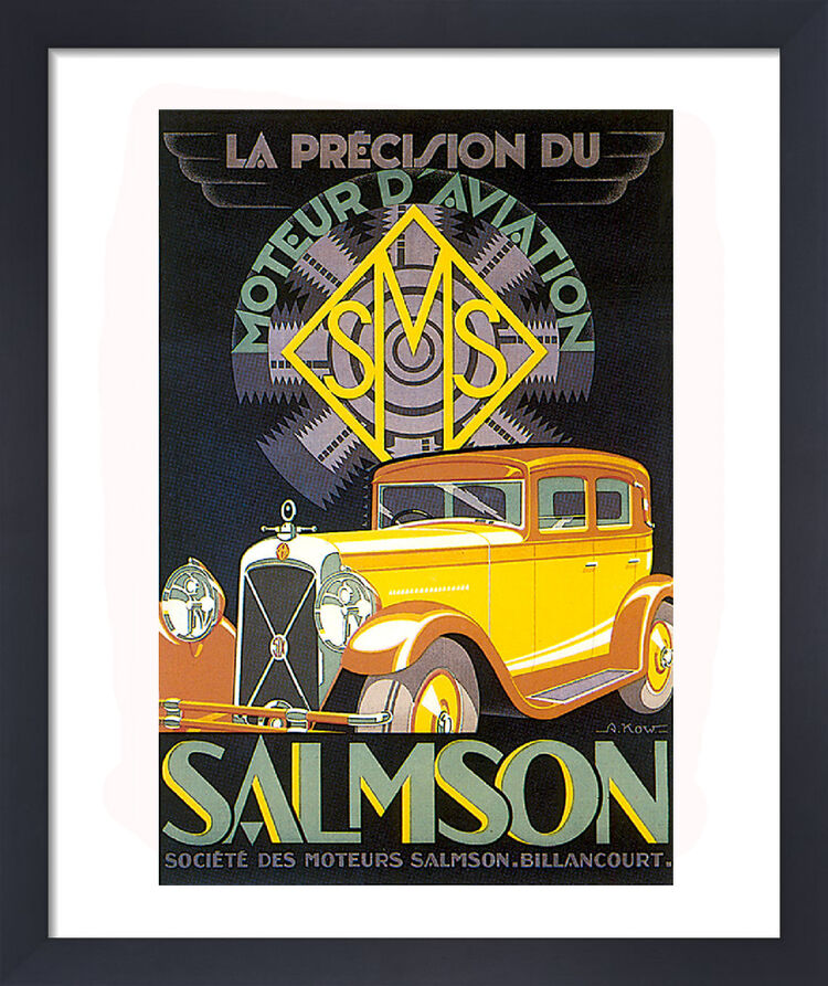 Salmson Framed Art Print by Vintage Cars