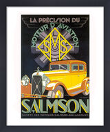 Salmson Framed Art Print by Vintage Cars
