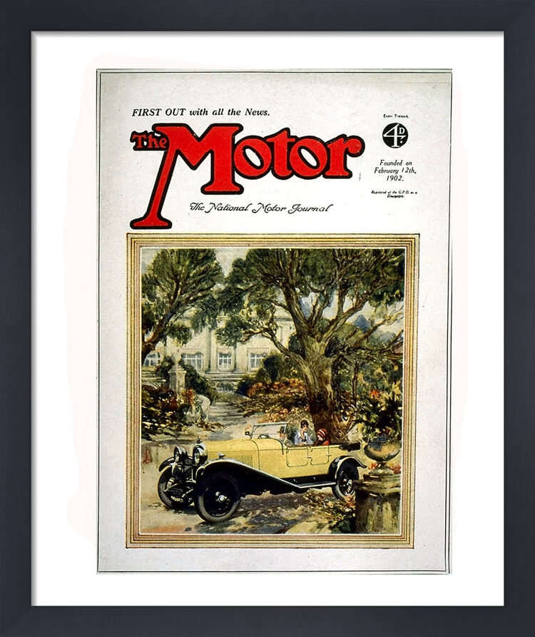 The Motor 1902 Framed Art Print by Vintage Cars