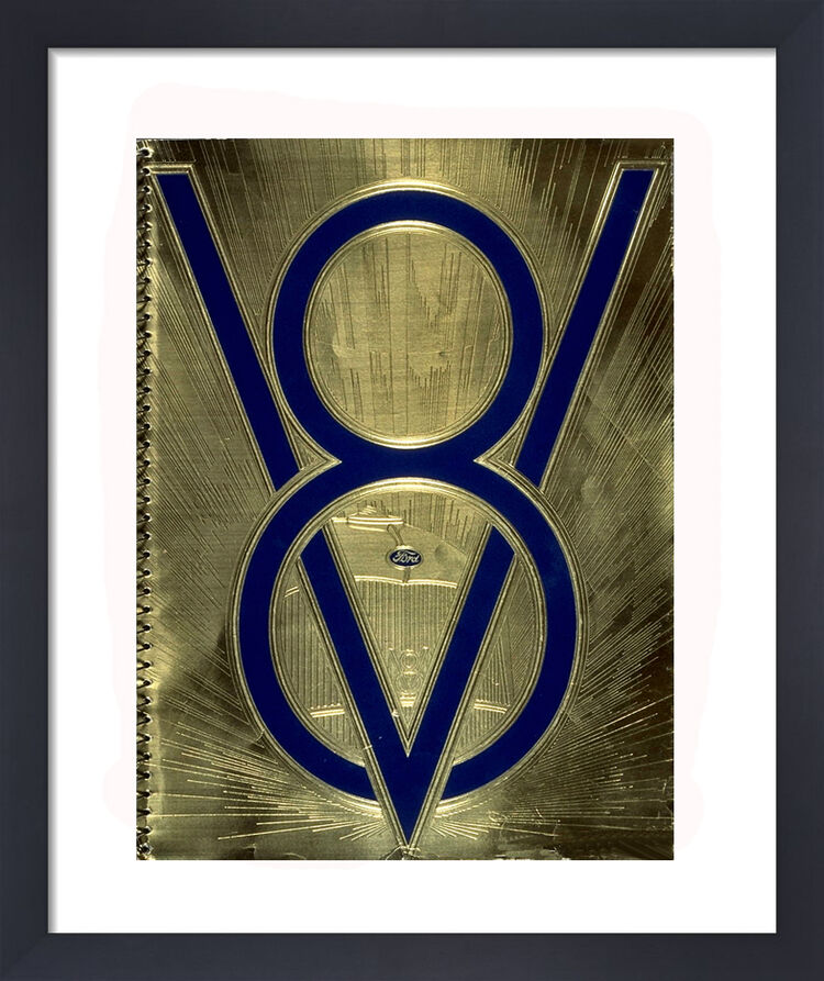V8 Ford 1933 Framed Art Print by Vintage Cars