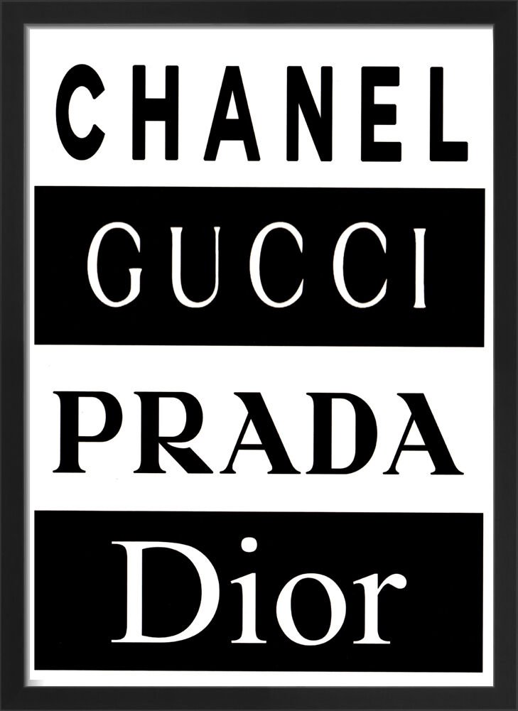 Chanel and Others Fashion Brand Print