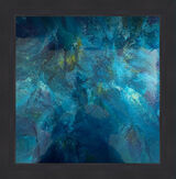 Perennial Waters Original mixed media artwork on metal by Claire Woolhead