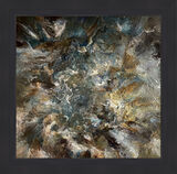 Poseidon's Touch Original mixed media artwork on metal by Claire Woolhead