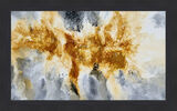 Smokey Sands Original mixed media artwork on metal by Claire Woolhead