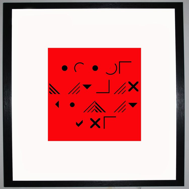 I Like You For Who you Are Framed Art Print Using Calligraphy