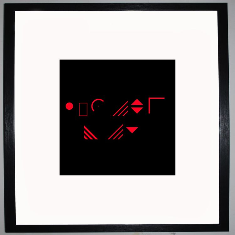 I Like You Framed Art Print Using Calligraphy