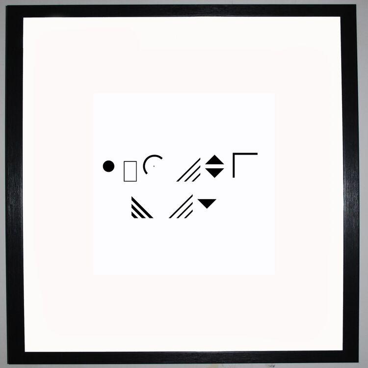 I Like You Framed Art Print Using Calligraphy