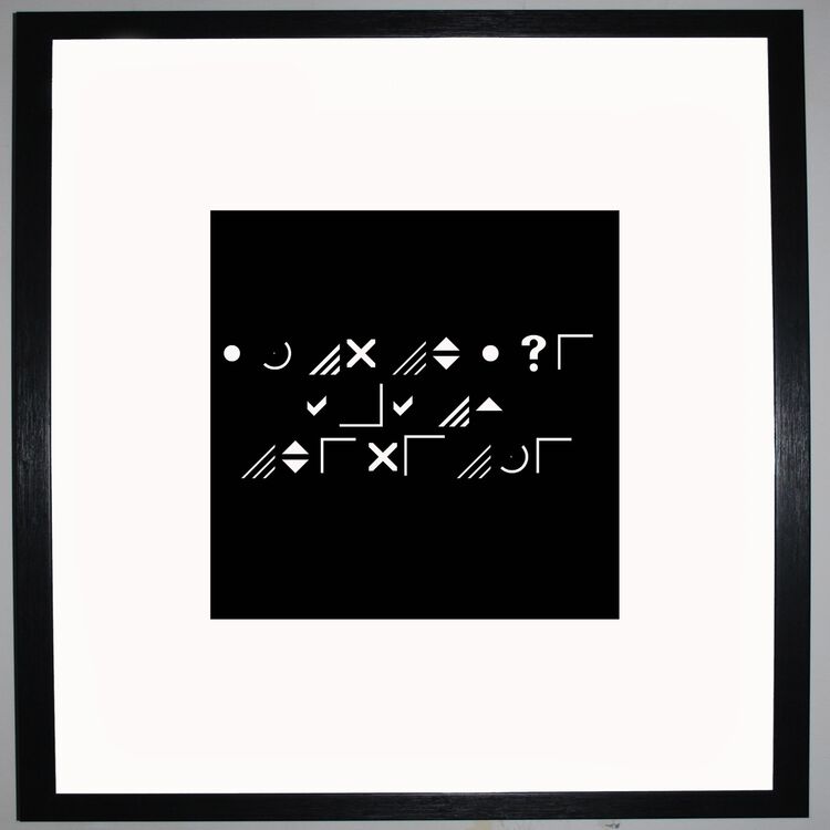 Improvise, Adapt, Overcome Framed Art Print Using Calligraphy