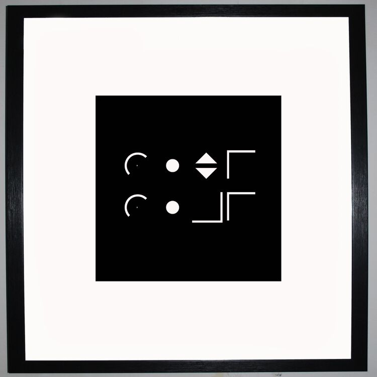 Live Life Framed Art Print Using Calligraphy