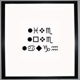 Live Love Laugh Framed Art Print Using Calligraphy