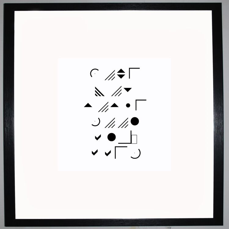 Love You to the Moon and Back Framed Art Print Using Calligraphy