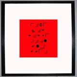 Love You to the Moon and Back Framed Art Print Using Calligraphy