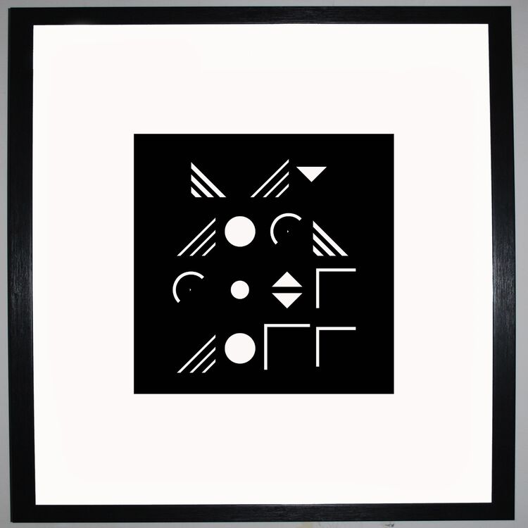 You Only Live Once Framed Art Print Using Calligraphy