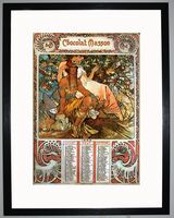 Chocolat Masson Framed Art Print by Alphonse Mucha