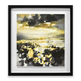 Yellow Matter 1 Framed Wood Plaque by Scott Naismith
