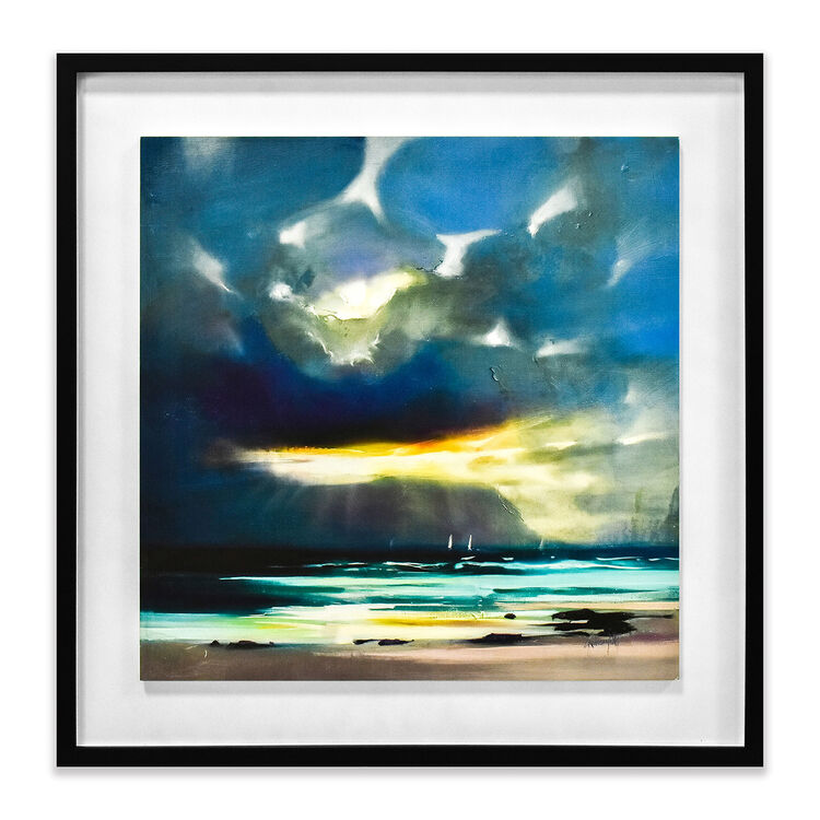 West Coast Blues II Framed Wood Plaque by Scott Naismith