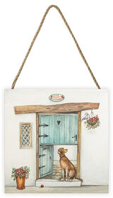 Dog Rose Cottage Woodblock Print by Joe Ramm