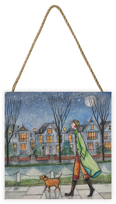 By The Light Of The Moon Woodblock Print by Joe Ramm