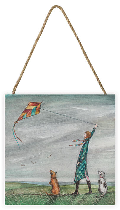 Dancing In The Wind Woodblock Print by Joe Ramm
