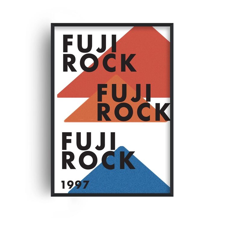Festival Series No. 5 | Fuji Rock (1997) Retro Music Festival Framed Art Print