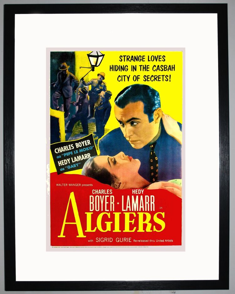 Algiers Framed Art Print by Film Classics