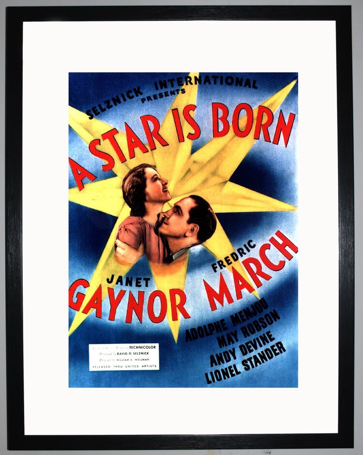 A Star is Born Framed Art Print by Film Classics