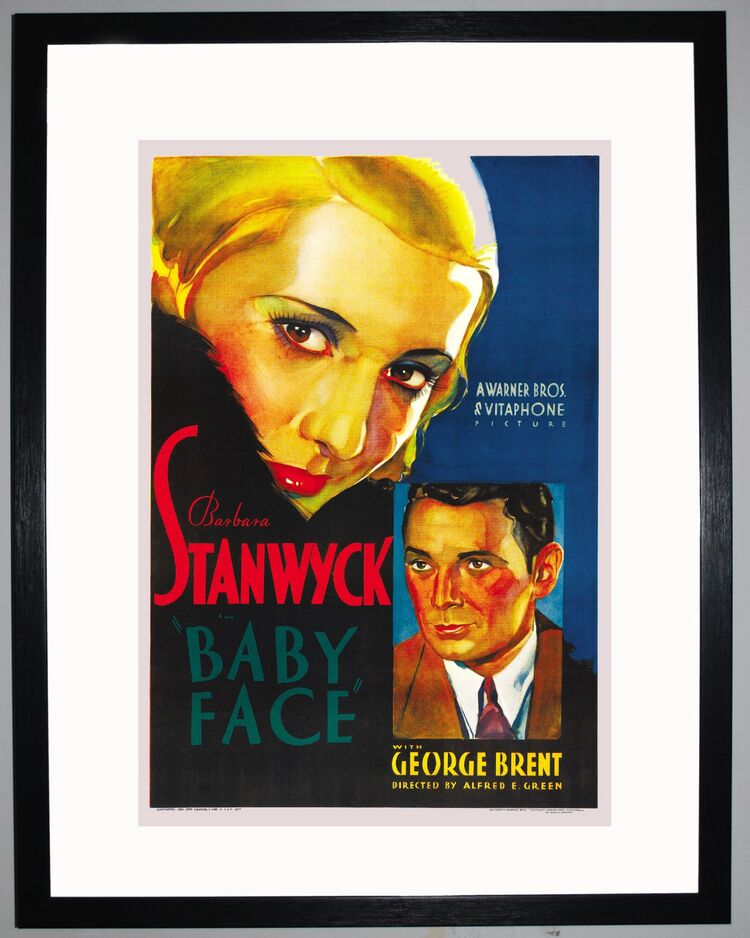 Baby Face Framed Art Print by Film Classics