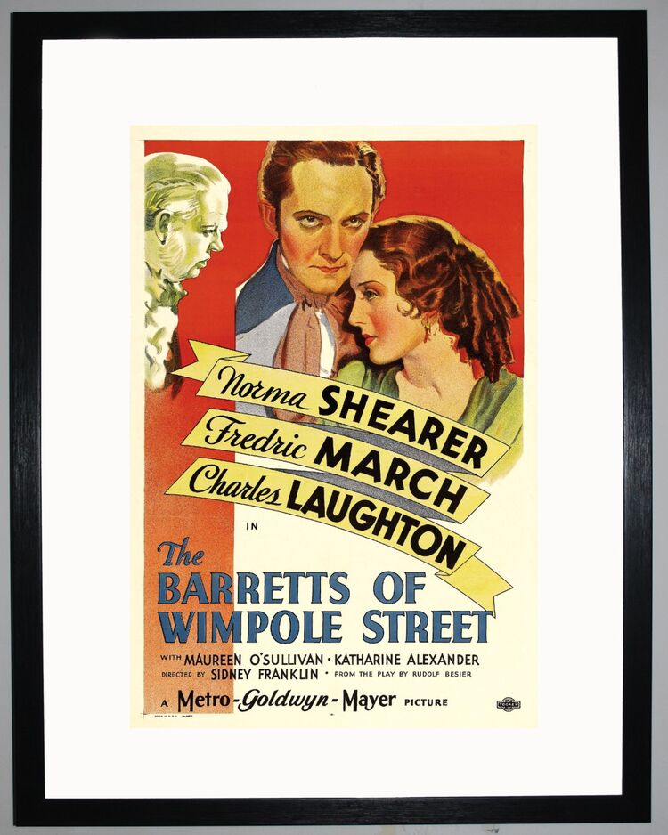 The Barretts of Wimpole Street Framed Art Print by Film Classics