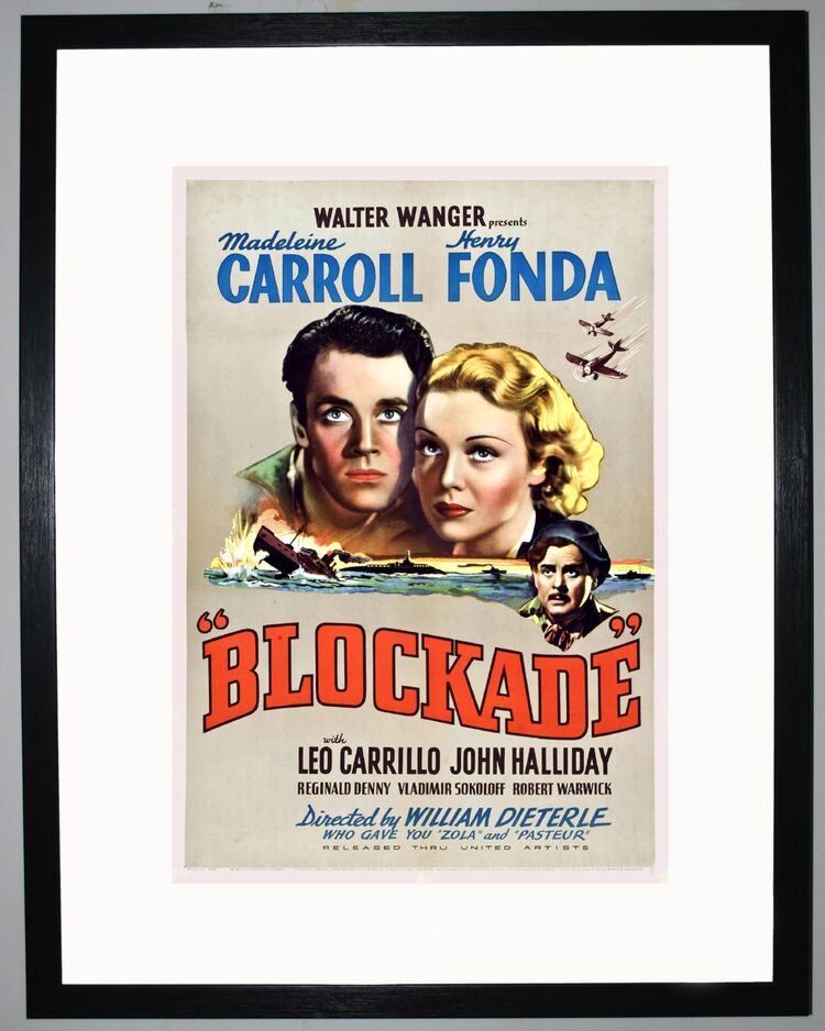 Blockade Framed Art Print by Film Classics