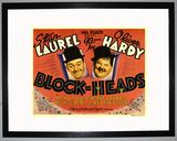 Block Heads Framed Art Print by Film Classics