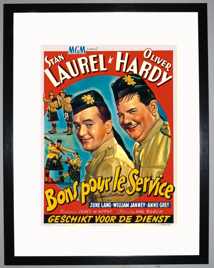 Bons Pour Le Service - Bonnie Scotland Framed Art Print by Film Classics