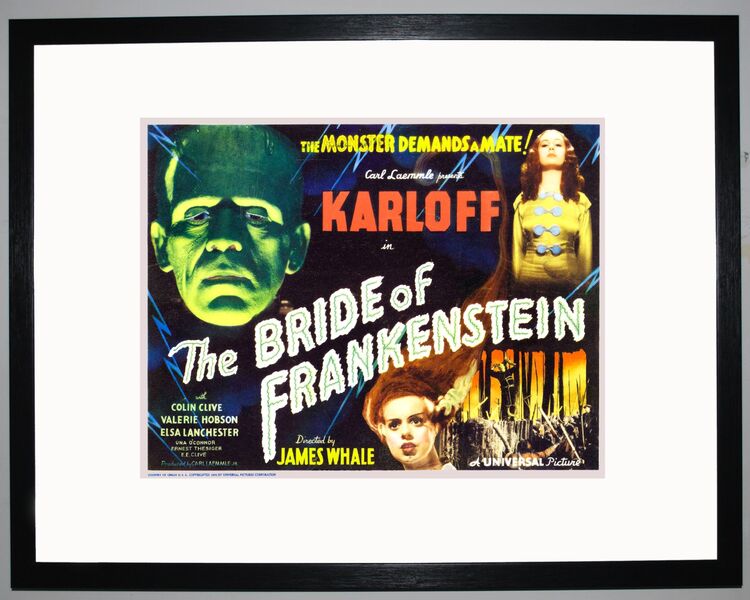 Bride of Frankenstein Framed Art Print by Film Classics