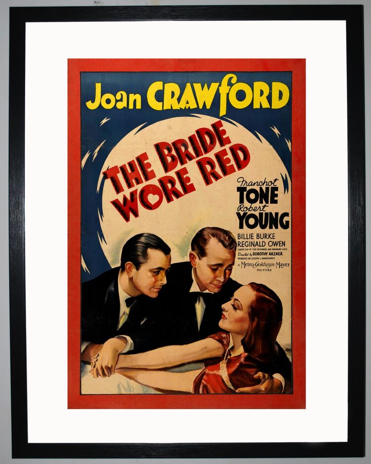 The Bride Wore Red Framed Art Print by Film Classics