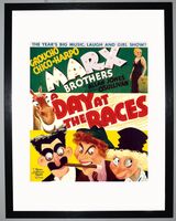 A Day at the Races Framed Art Print by Film Classics