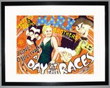 A Day at the Races Framed Art Print by Film Classics