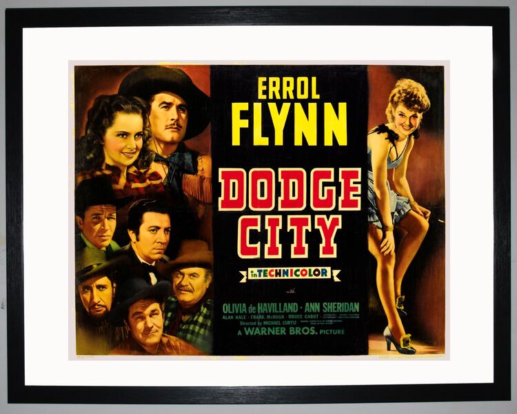 Dodge City Framed Art Print by Film Classics