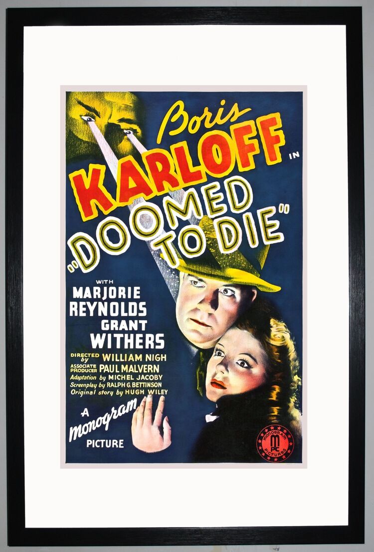 Doomed to Die Framed Art Print by Film Classics