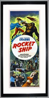 Rocket Ship Framed Art Print by Film Classics