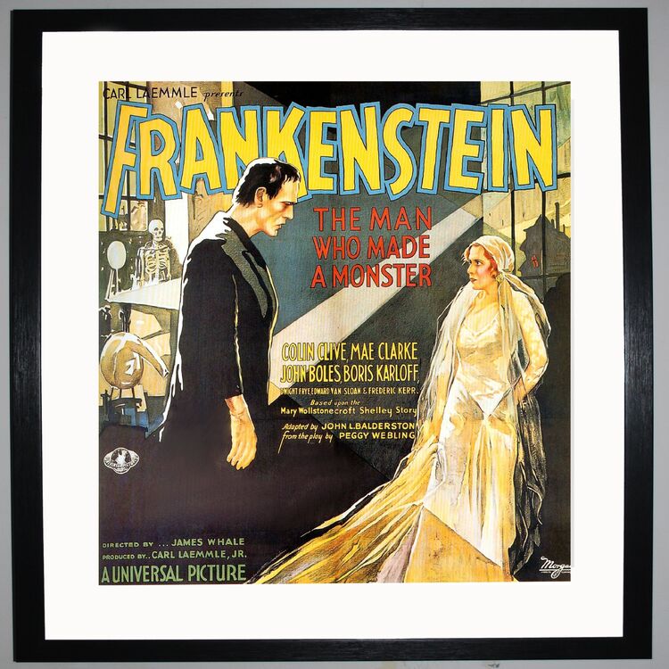 Frankenstein Framed Art Print by Film Classics