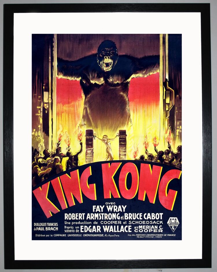 King Kong Framed Art Print by Film Classics