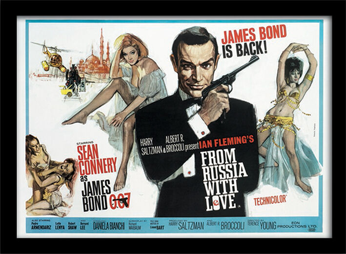 From Russia With Love 1 Framed Art Poster by The James Bond Collection