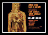 Goldfinger Framed Art Poster by The James Bond Collection